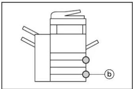 Océ OP30C - ● Misfeed inside the right side drawer cover - 1