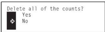 Océ OP30C - ●Clearing copy counts - 5