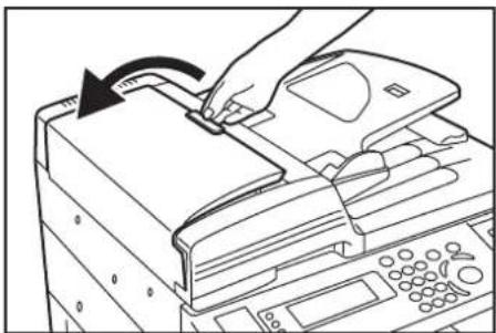Océ OP30C - Open the left cover to the SRDF. - 1