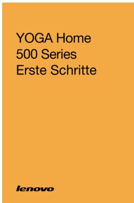 YOGA Home 500 Series Erste Schritte lenovo