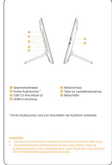 Spechterkartenleser Kombi-Audiobuches® © 1933 2-Anschuss (S) KMH-En-Anschuss Metamachuss Teile zur Luft reliabilitywertung Netzufahrte Kombi-Audiobuches wird zum Anschleifen der Kopfhör verwendet HANWISSE • Die Kombi-Audiobuches unterstützt keine hanklimmischen Mikroline. • Verschiedene Breichstandardis können das Eräfer, dass die Aufnahmeufwand nicht unterstützt sein, wenn Kopfhör oder Onhörer von Fremdbetstellen angeschlossen werden.