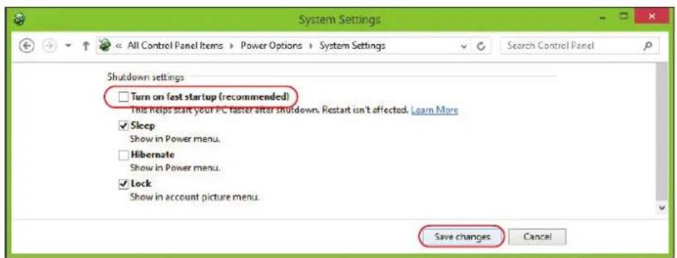 ACER Aspire M5-581 - Schnellstart deaktivieren - 3