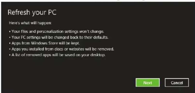 ACER Aspire M5-581 - Benutzerdefinierte Wiederherstellung mit Acer Recovery Management - 2