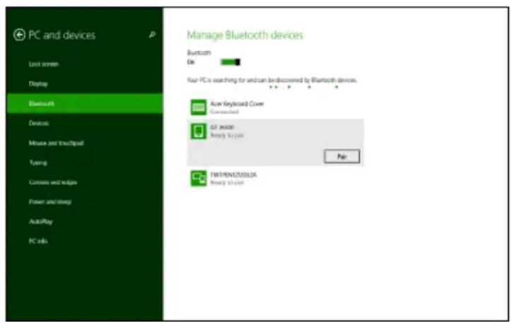 ACER Aspire ES1-512 - Bluetooth aktivieren und ein Gerät hinzufügen - 1