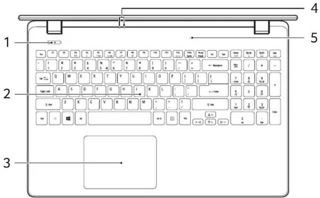 ACER Aspire ES1-512 - Tastatur Übersicht - 1