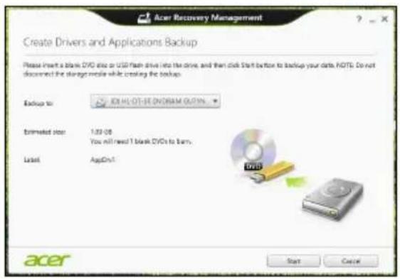 ACER Aspire ES1-512 - Erstellen einer Kopie von Treibern und Applikationen - 2