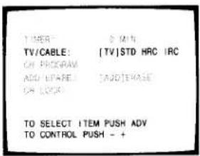 TOSHIBA CE20F10 - TV/CABLE function - 1