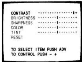 TOSHIBA CE20F10 - To adjust the picture quality - 2