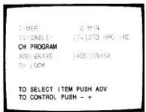 TOSHIBA CE20F10 - CH PROGRAM function - 1