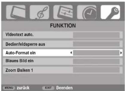 TOSHIBA AV501 - Automatische Formateinstellung (Breitbild) - 1