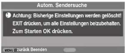 TOSHIBA AV501 - Verwenden der Autom. Sendersuche - 3