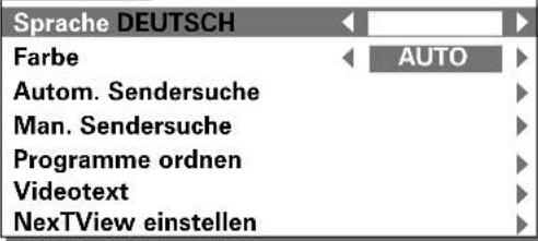 TOSHIBA 61PH18P - Verwendung der Menüs - 4