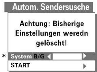 TOSHIBA 50PH18P - Auswahl von Sprache und System\*, Automatische Sendersuche - 5