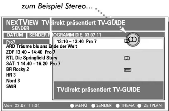 TOSHIBA 50PH18P - Programmanzeigen und –symbole - 2