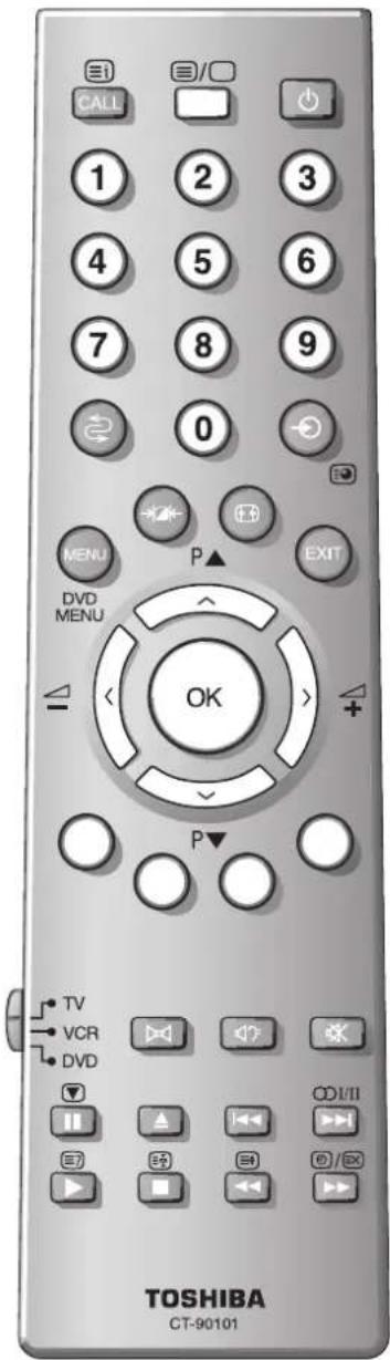 TOSHIBA 43VJ13P - Steuerung - 1