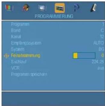TOSHIBA 27WL65P - Feinabstimmung - 1