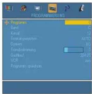 TOSHIBA 27WL65P - Manuelle Abstimmung - 1