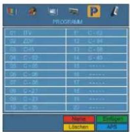TOSHIBA 27WL65P - Erste Abstimmung und Programmsortierung, manuelle Abstimmung - 3