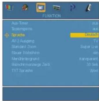 TOSHIBA 27WL65P - Auswählen einer Sprache - 1