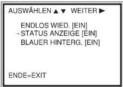 PHILIPS 14PV415 - Ein- und Ausschalten der Statusanzeige - 2