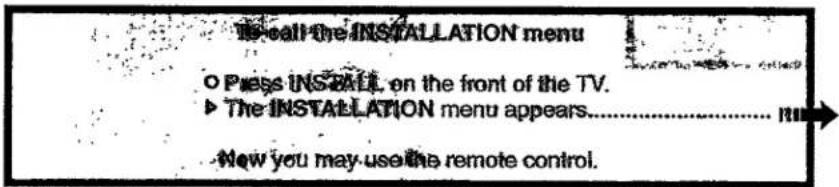 PHILIPS 21ST2731 - - Selecting the menu language - 1