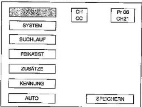 SHARP 28JW-74E - Menü INSTALLATION SUCHLAUF - 2