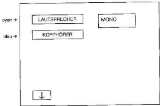 SHARP 54DS02S - © Wahltaste Ton-Modus (V/II/I+II Zweikanal etc) - 1