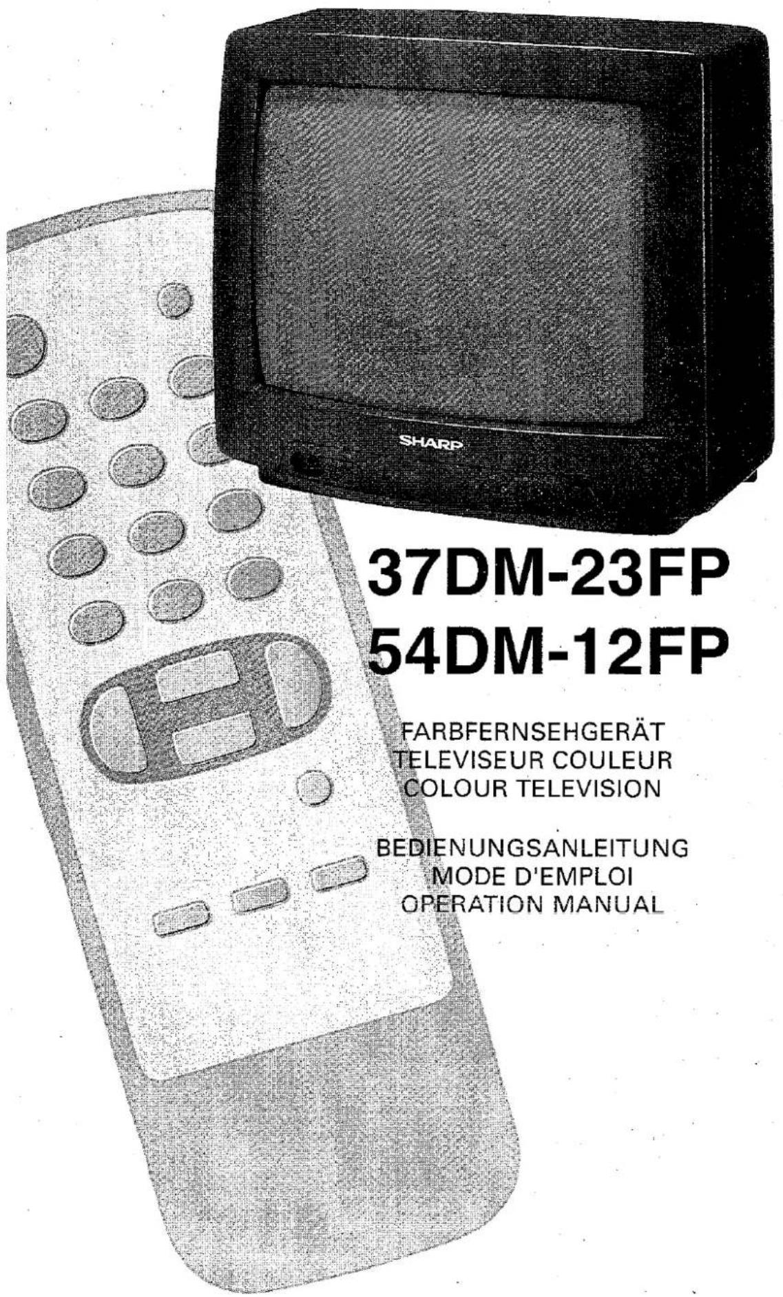 SHARP 37DM23FP - SHARP - 1