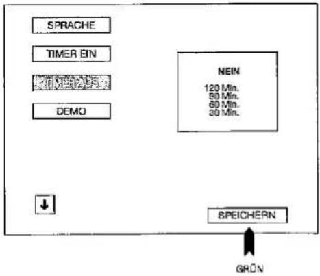 SHARP 32JW-74E - Menü TIMER AUS (ABSCHALTEN) - 1
