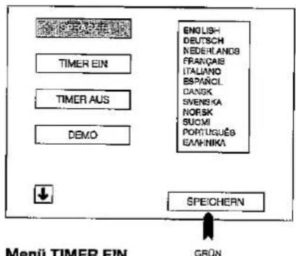 SHARP 32JW-74E - Menü TIMER EIN (EINSCHALTEN) - 2