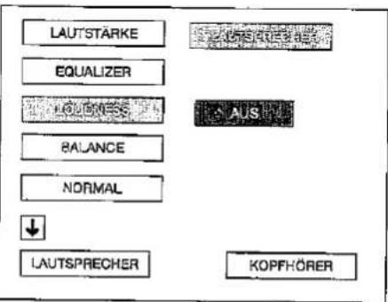 SHARP 32JW-74E - Einstellungen für «LOUDNESS» - 2
