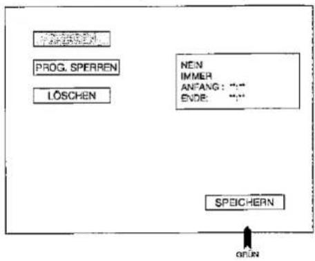 SHARP 32JW-74E - Menü SPERREN (TV-GESAMT) - 4