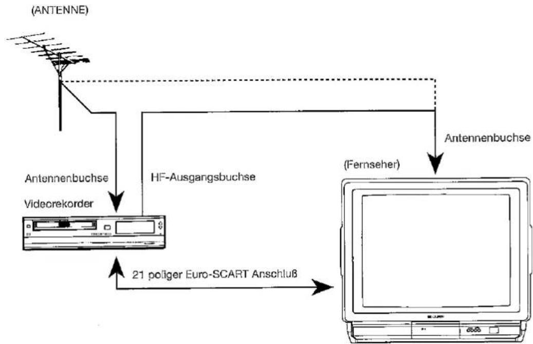 SHARP DV5460S - Typische VCR-Anschlüsse - 1