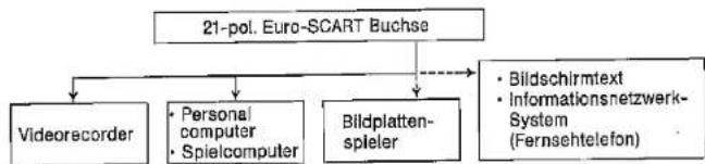 SHARP DV5403S - 21-pol-Euro-SCART-Buchse - 1