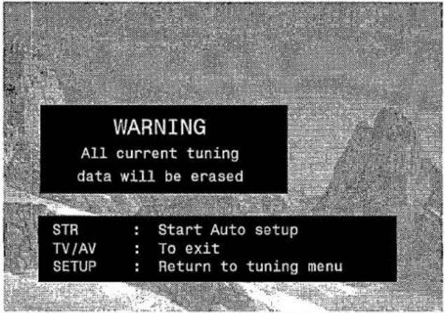 PANASONIC TX-28LD4C - The Auto setup menu will allow you to automatically retune the TV to your local stations. It is useful if you move to a different region - 8