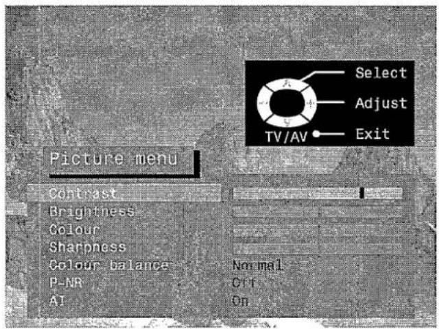PANASONIC TX-28LD4C - PICTURE MENU - 6