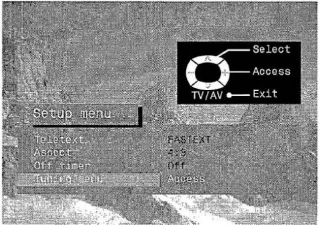 PANASONIC TX-28LD4C - The Auto setup menu will allow you to automatically retune the TV to your local stations. It is useful if you move to a different region - 2