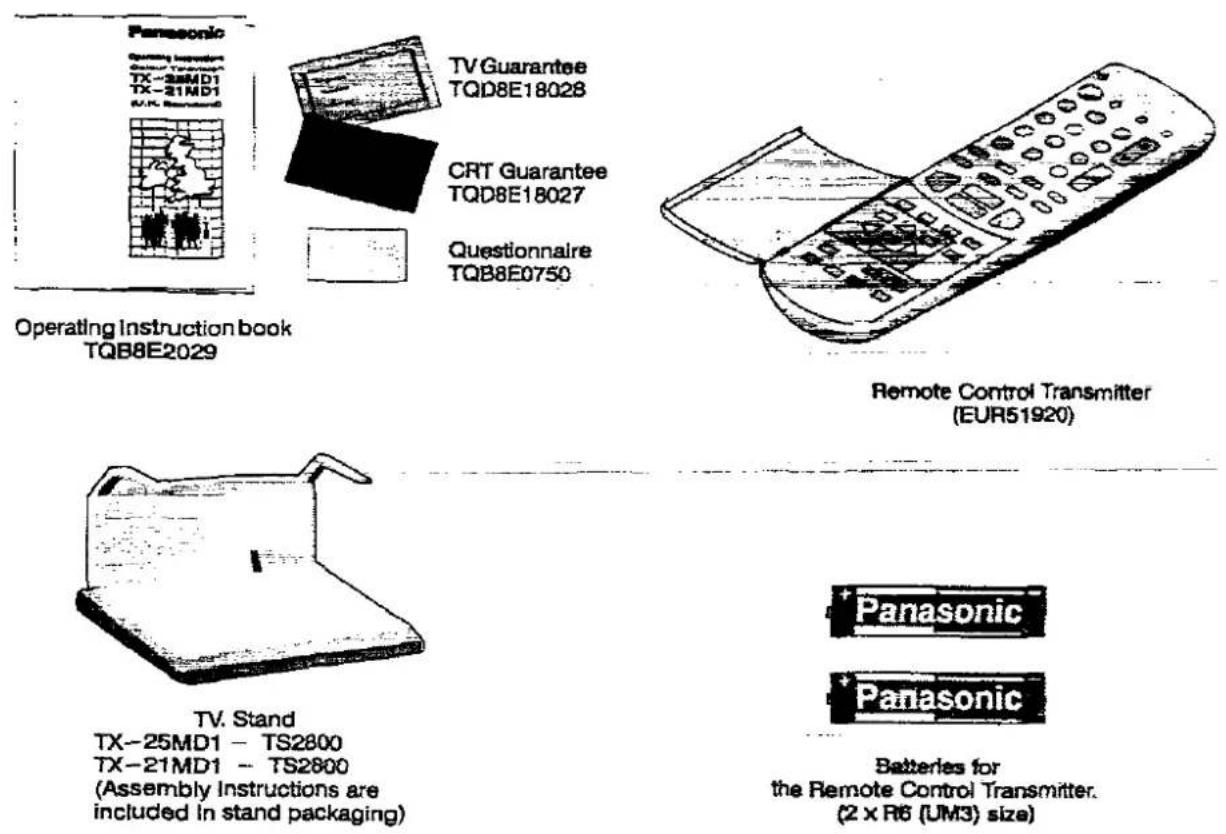 PANASONIC TX-25MD1C - FOR YOUR SAFETY PLEASE READ THE FOLLOWING TEXT CAREFULLY - 4