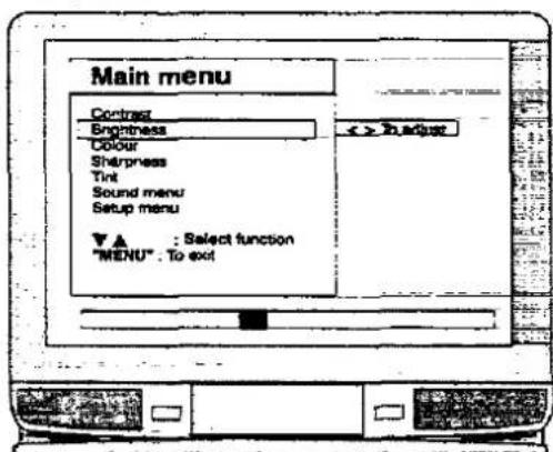 PANASONIC TX-25MD1C - ON SCREEN DISPLAY MENUS - 15
