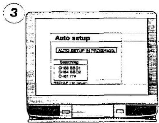 PANASONIC TX-25MD1C - USING A VCR AND SATELLITE RECEIVER - 3