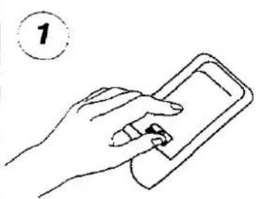 PANASONIC TX-25MD1C - FITTING REMOTE CONTROL BATTERIES - 1