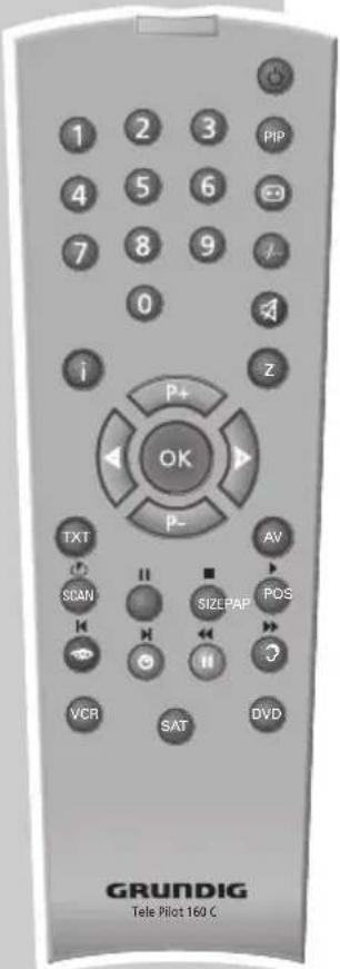 GRUNDIG Arcance 72 Flat MF 72-2502-8 TOP - Aktuellen Programmplatz einblenden - 1