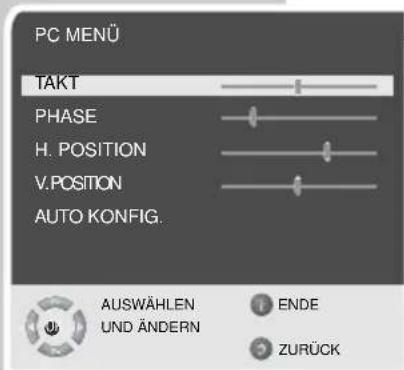 GRUNDIG Amira 20 LCD 51-6605 BS - Einstellungen für den PC - 1