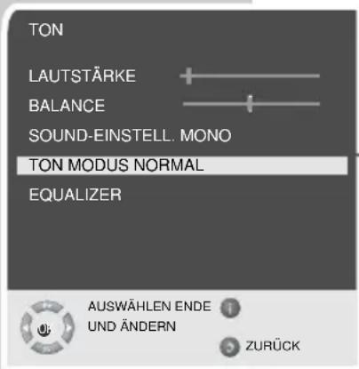 GRUNDIG Amira 20 LCD 51-6605 BS - EINSTELLUNGEN - 1