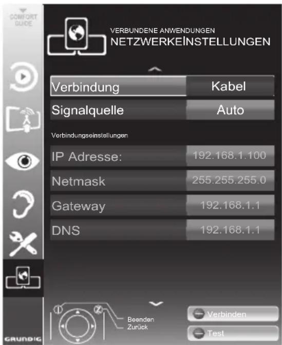 GRUNDIG 32 VLE 7160 C - Die manuelle Anmeldung - 1