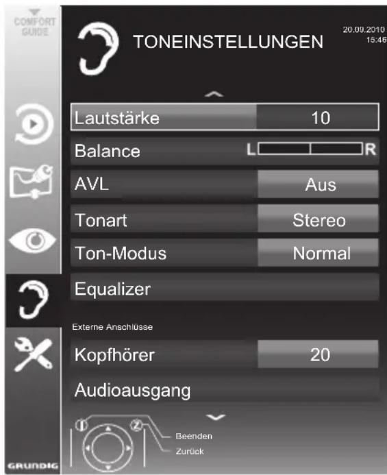 GRUNDIG 32 VLE 7160 C - Hinweis: - 1