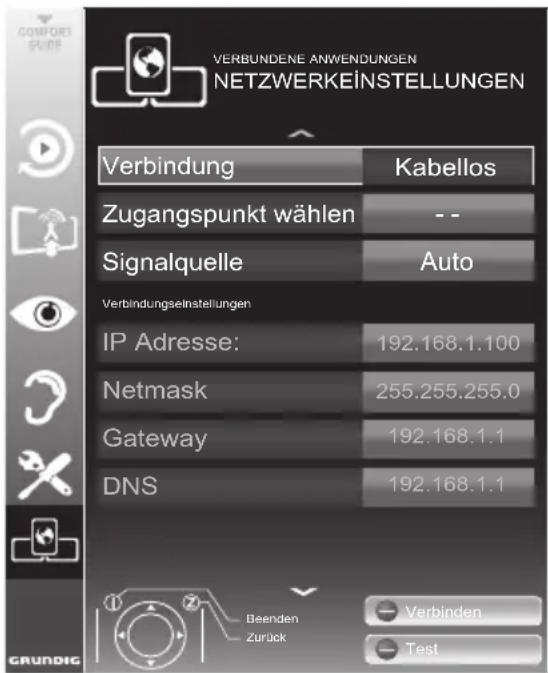 GRUNDIG 32 VLE 7160 C - Die manuelle Anmeldung - 1