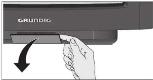 GRUNDIG Melbourne SE 7210 TOP - Camera-Recorder an Buchse »AV 3« anschließen - 1