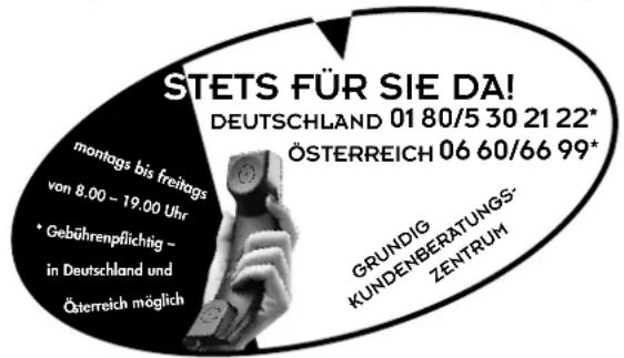 GRUNDIG M 95 411 9 REF PIP - GRUNDIG Kundenberatungszentrum - 1