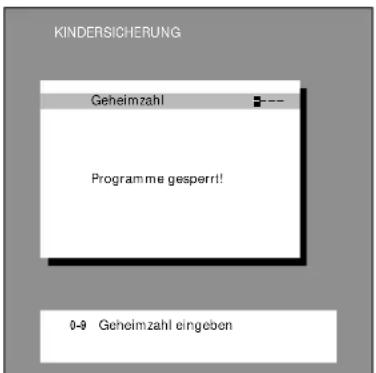 GRUNDIG M 84 211 8 IDTV - Alle Programme sperren - 2